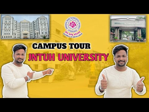 Exploring JNTUH UNIVERSITY (A Campus Tour)| My First Vlog|