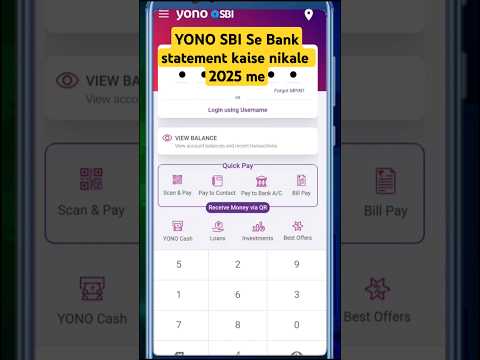 2025 me Yono SBI se Bank statement kaise download karen #arcommunication #sbi #bank #statement