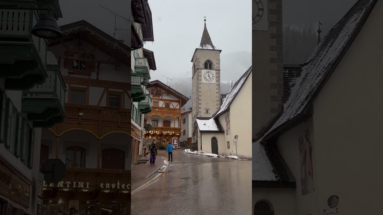 Canazei in Val di Fassa sotto la neve magica โ๏ธ