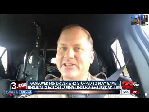 CHP warns to not pull over on road to play games