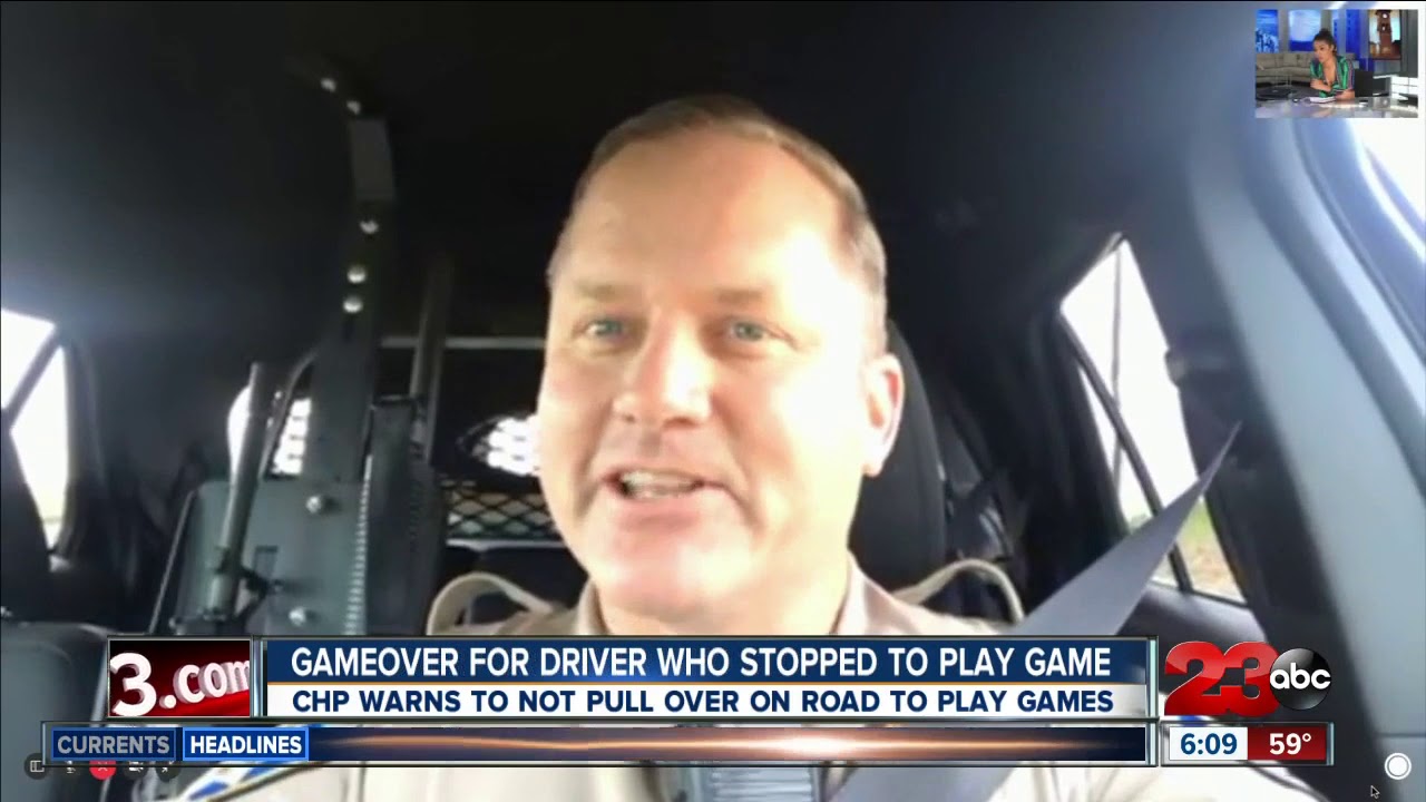 California Highway Patrol Warns Drivers: Don't Pull Over to Play Video Games ๐ฎ