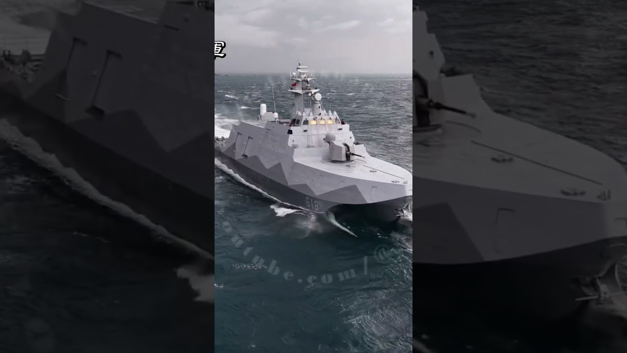 沱江級原型艦PGG-618巡防艦空拍📸
