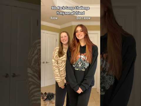 90s Rock Songs Challenge🤘 #rock #music #challenge #90s #alternative #metalhead