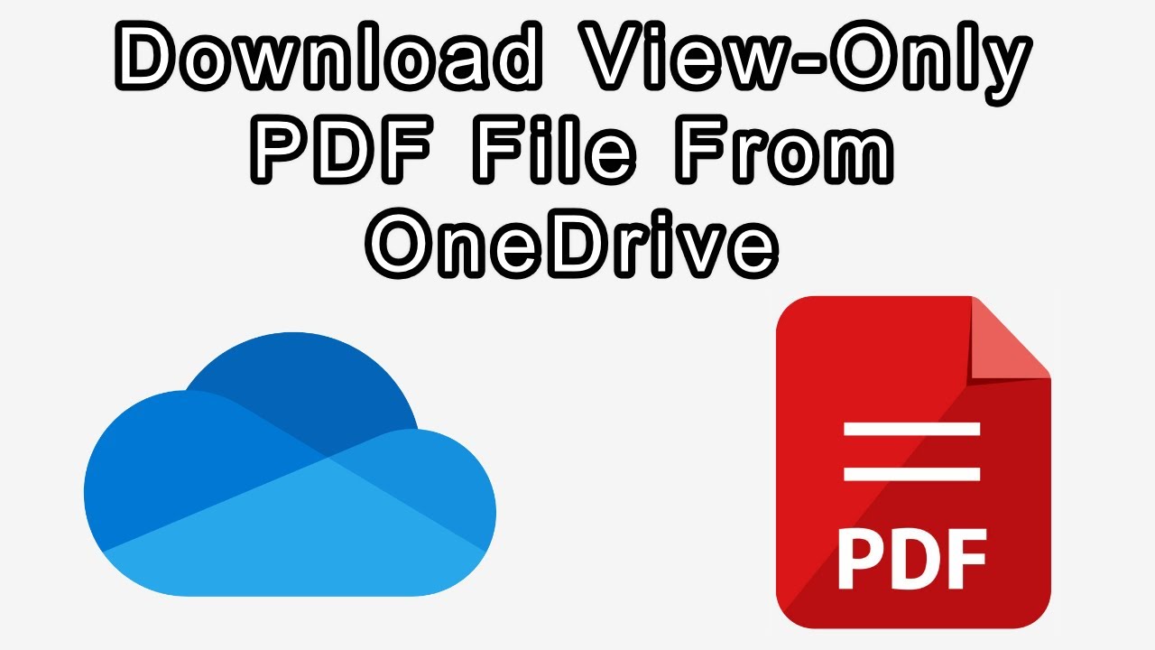 Download View-Only Protected PDFs from OneDrive 📥