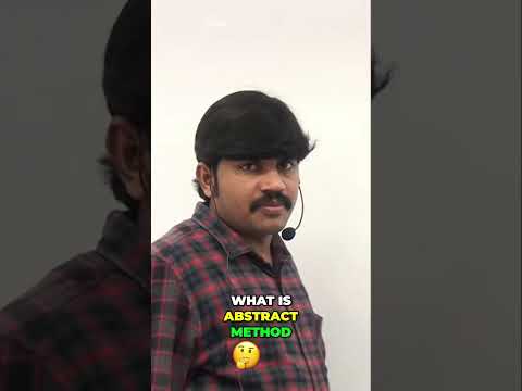 Abstract Class: Definition, Method, and Implementation Explained #shorts