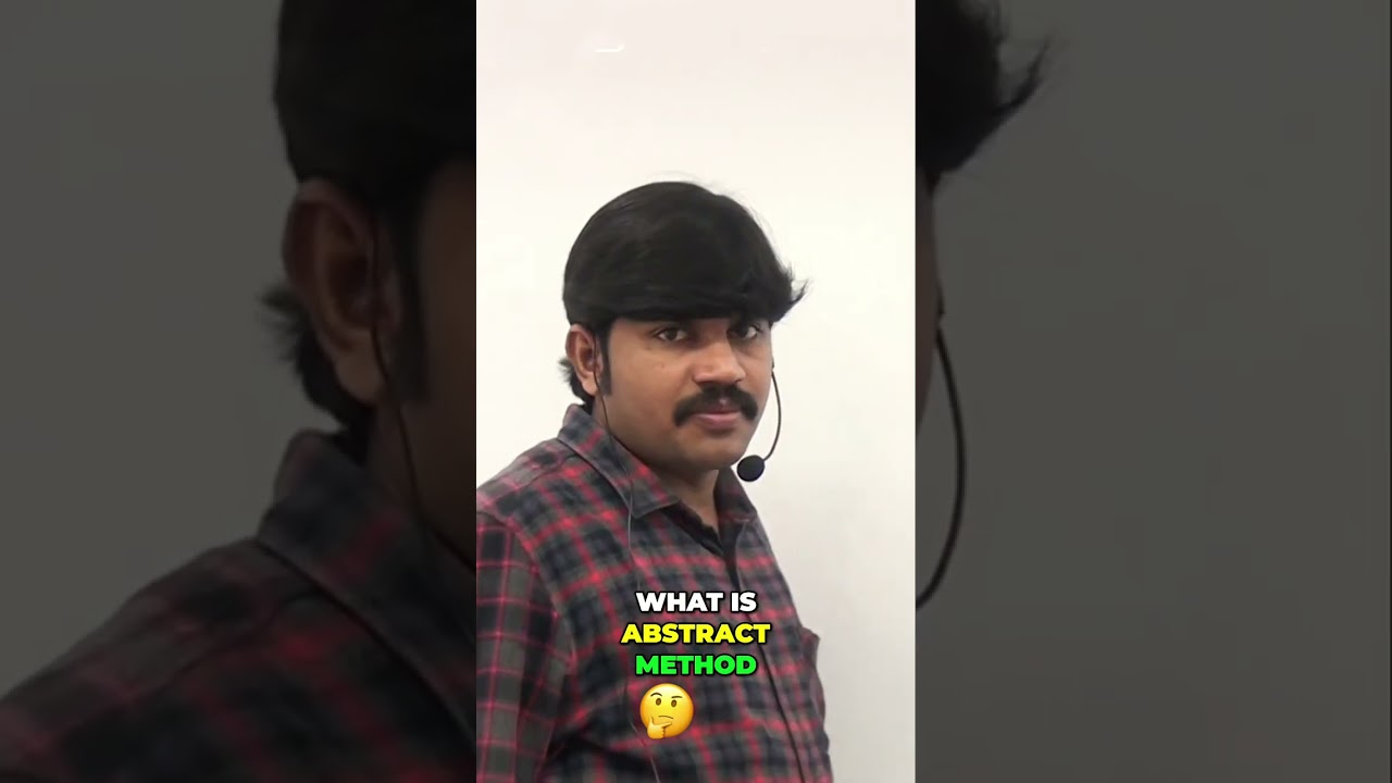 Abstract Class: Definition, Method, and Implementation Explained #shorts