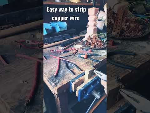 Strip copper wire fast.