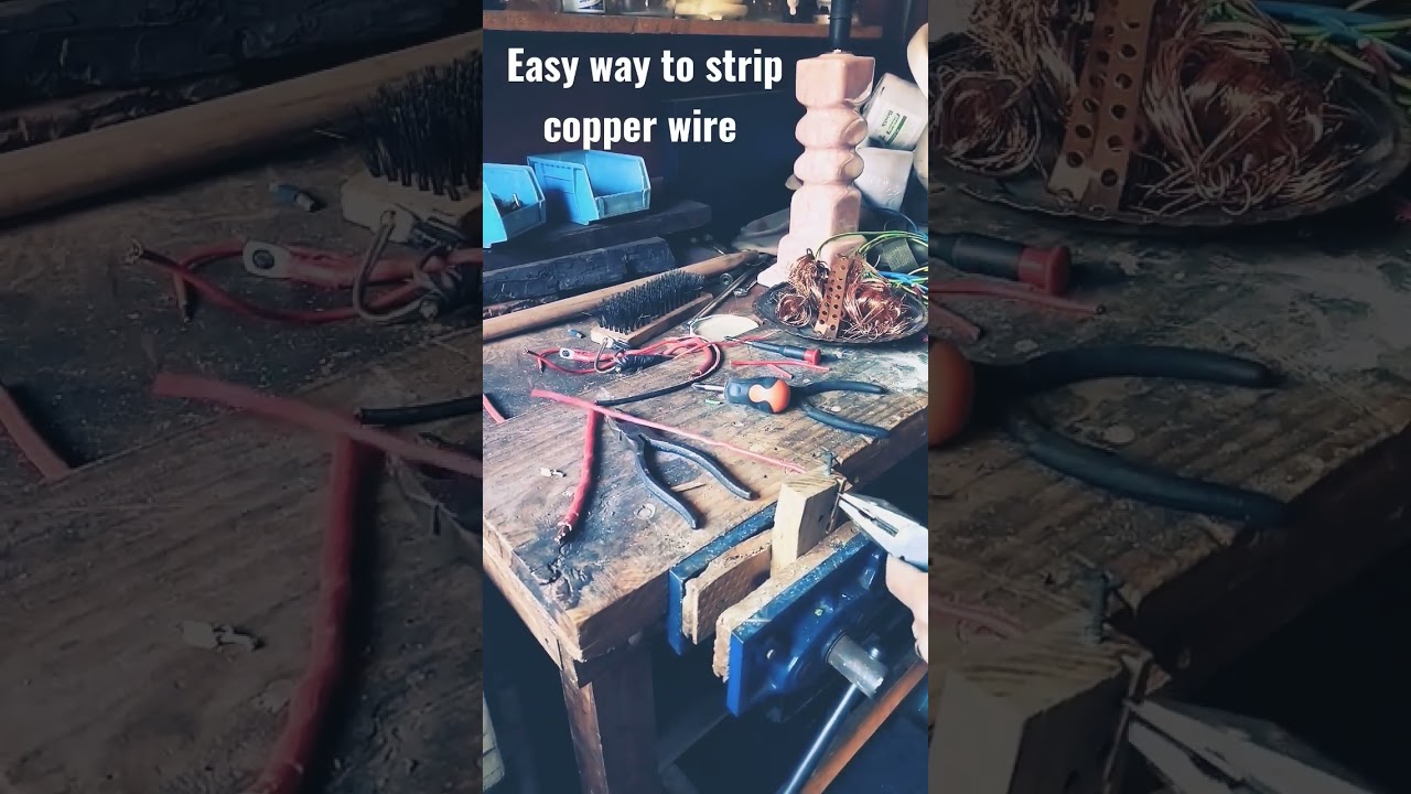 Quick & Easy Method to Strip Copper Wire ๐