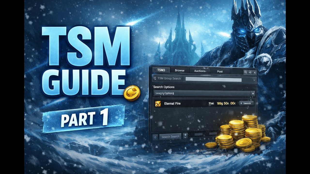 WotLK Warmane TSM Addon Guide Part 1 🛠️