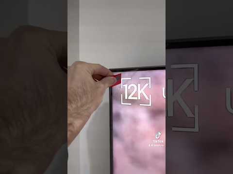 12K HDR 120fps TV screen peel. Before VS After! #12K #NewTV #12KTV #12KVideo #TVs