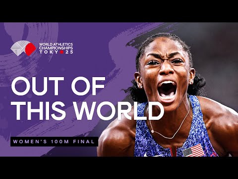 Jefferson-Wooden shuts it down with 10.61 to win gold | World Athletics Championships Tokyo 25