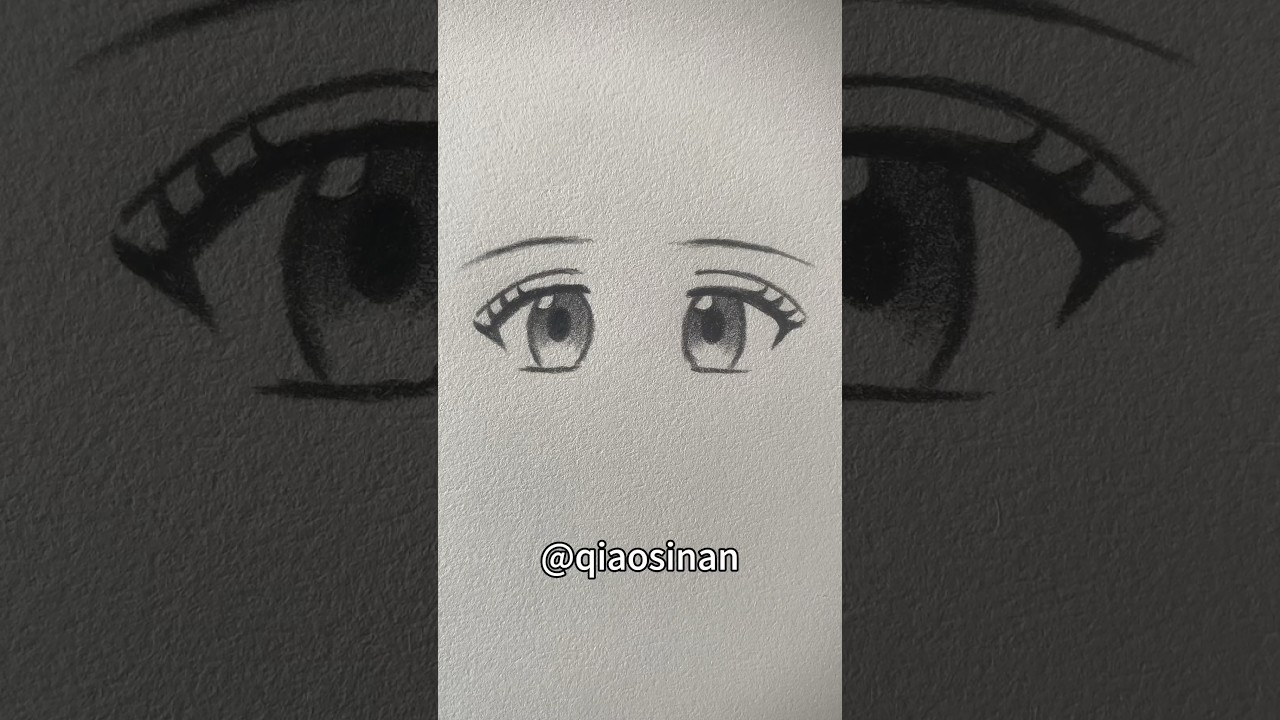 Anime Girl's Eyes Drawing Guide ποΈ