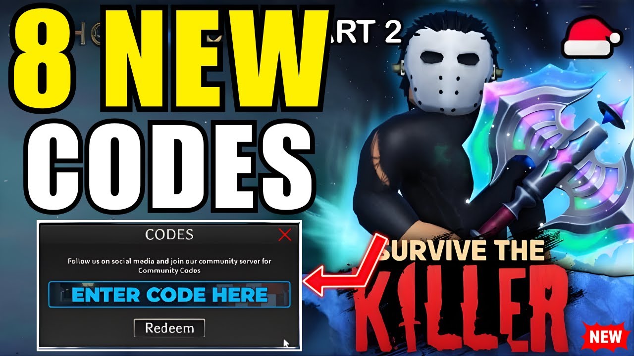 December 2025 Survive the Killer Codes ๐ฎ