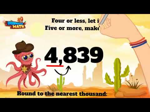 Round Numbers up to 10,000 to the Nearest Thousand | 4th Grade Math
