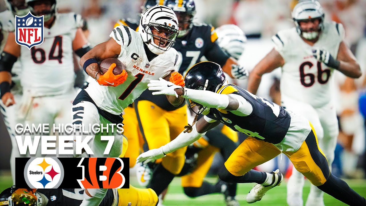 Steelers vs Bengals Week 7 Highlights | 2025 NFL Season π