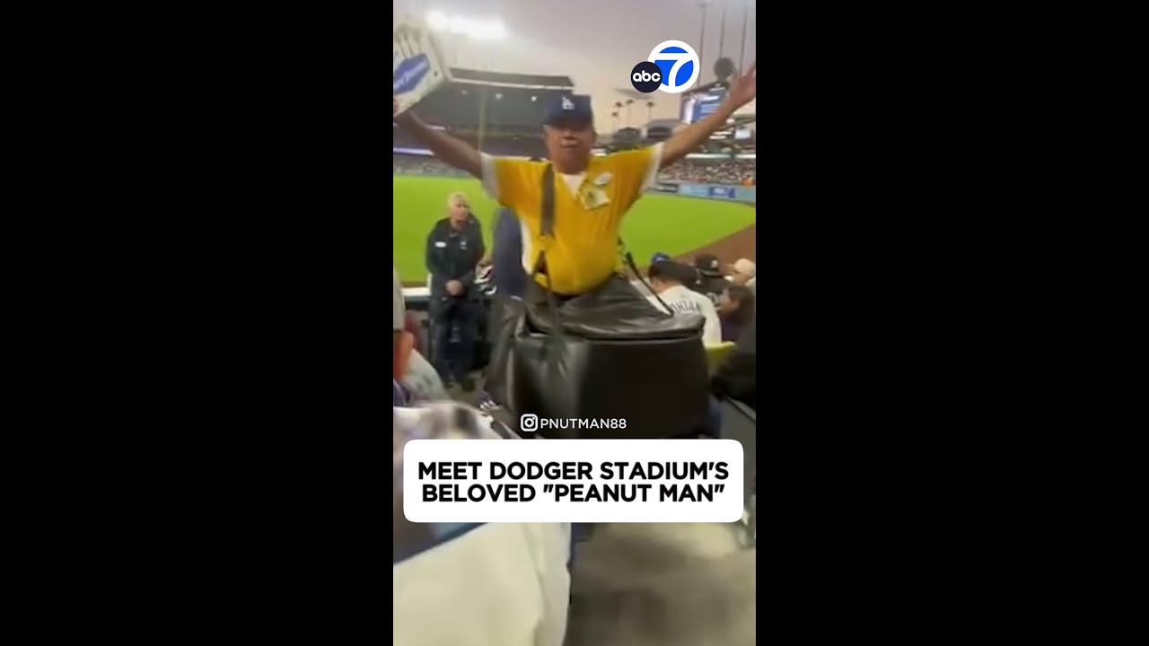 Meet the Legendary 'Peanut Man' at Dodger Stadium – 50+ Years of Snack Service 🥜