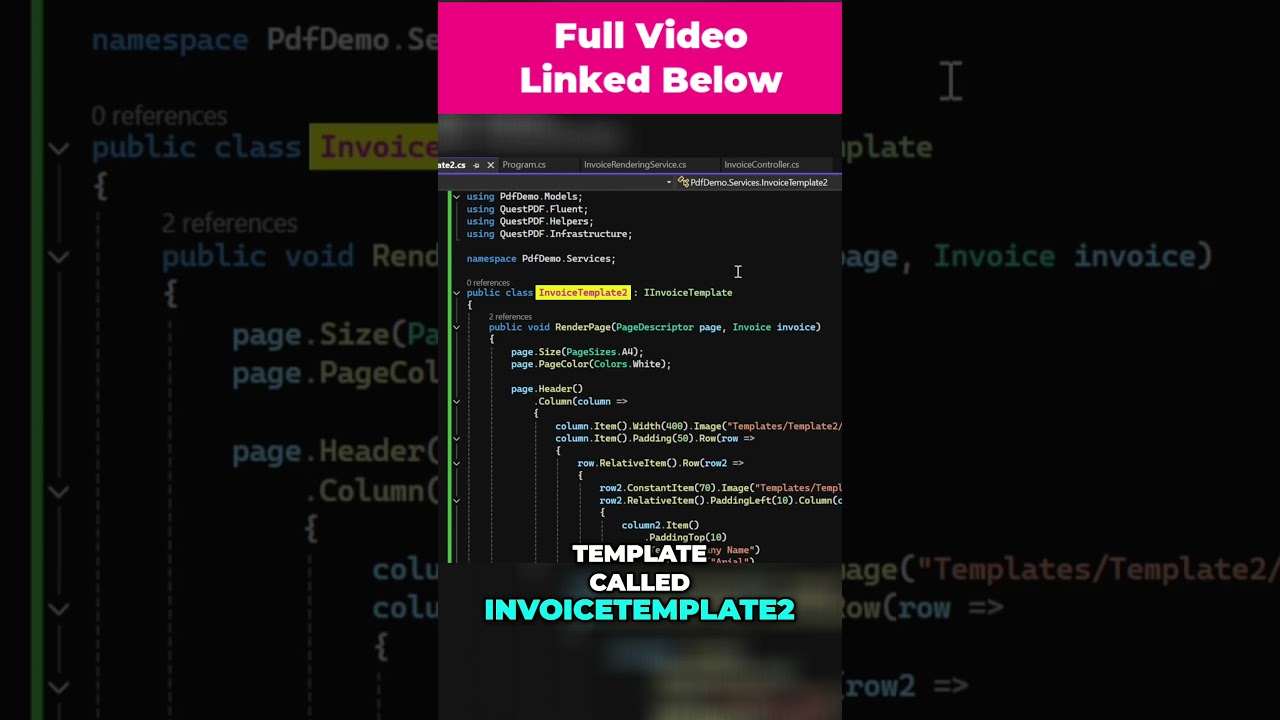 Generate PDFs in ASP.NET Core Like a Pro 📄