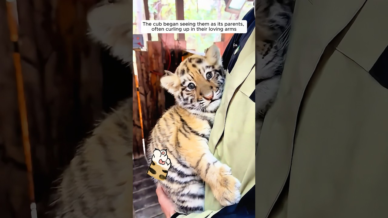 Family Rescues Stray Tiger Cub 🐅