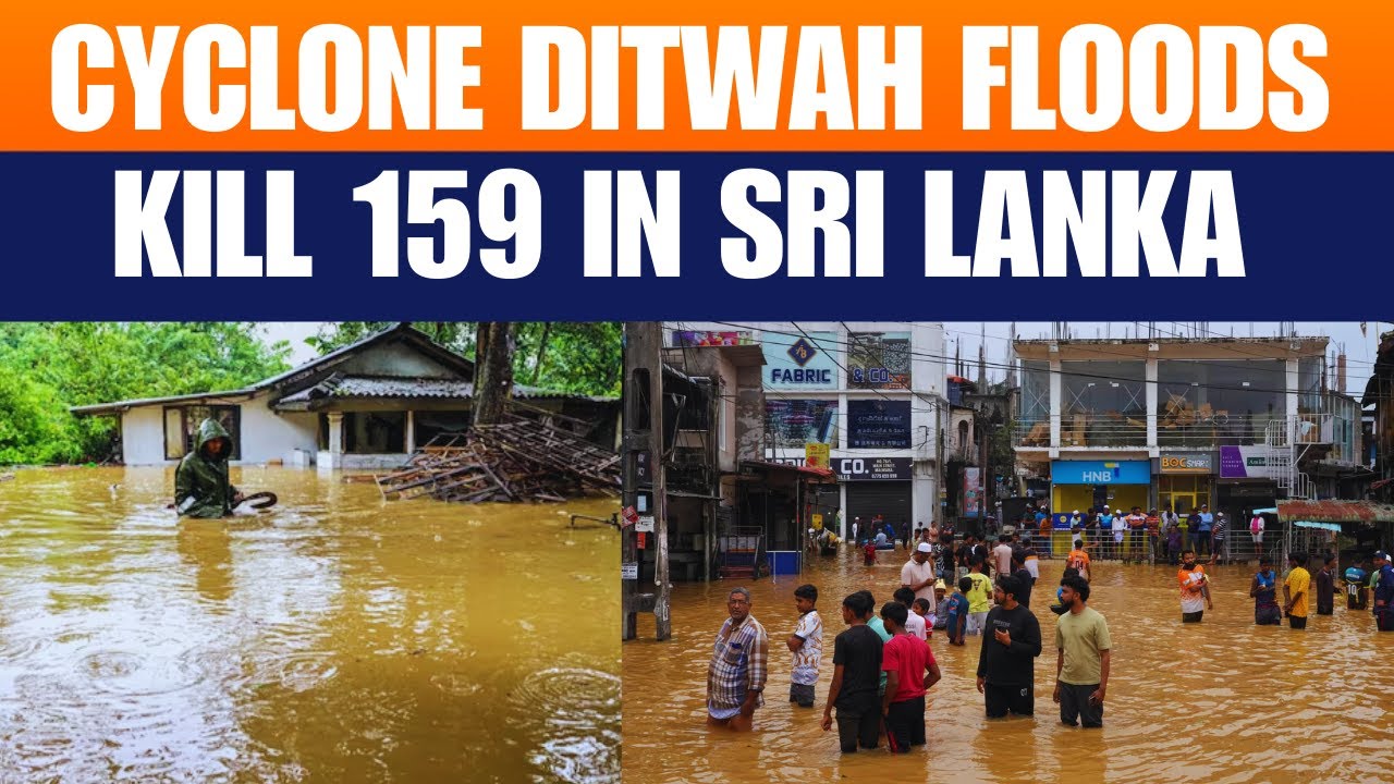 Sri Lanka Flood Horror: 159 Dead, Thousands Displaced After Cyclone Ditwah | News9