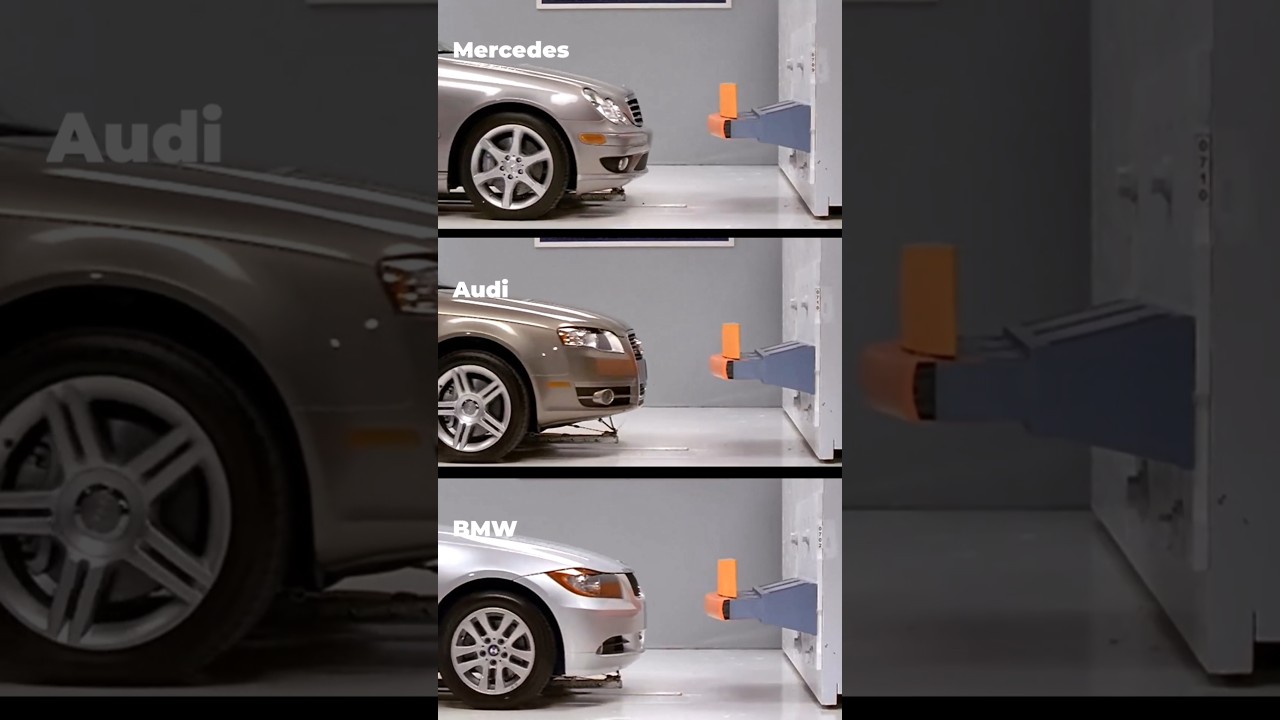 BMW, Audi & Mercedes Crash Test Showdown ๐ Who Comes Out on Top at Low Speeds?