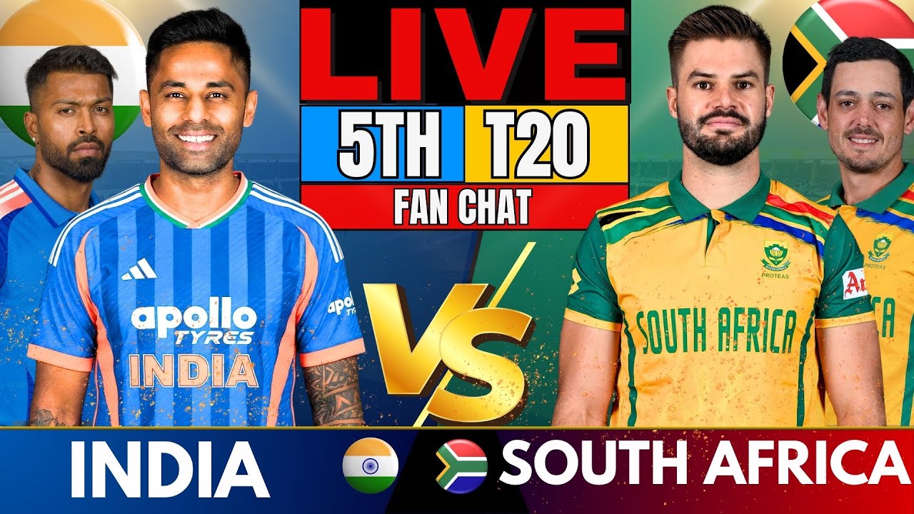India vs South Africa 5th T20I Live Score & Commentary