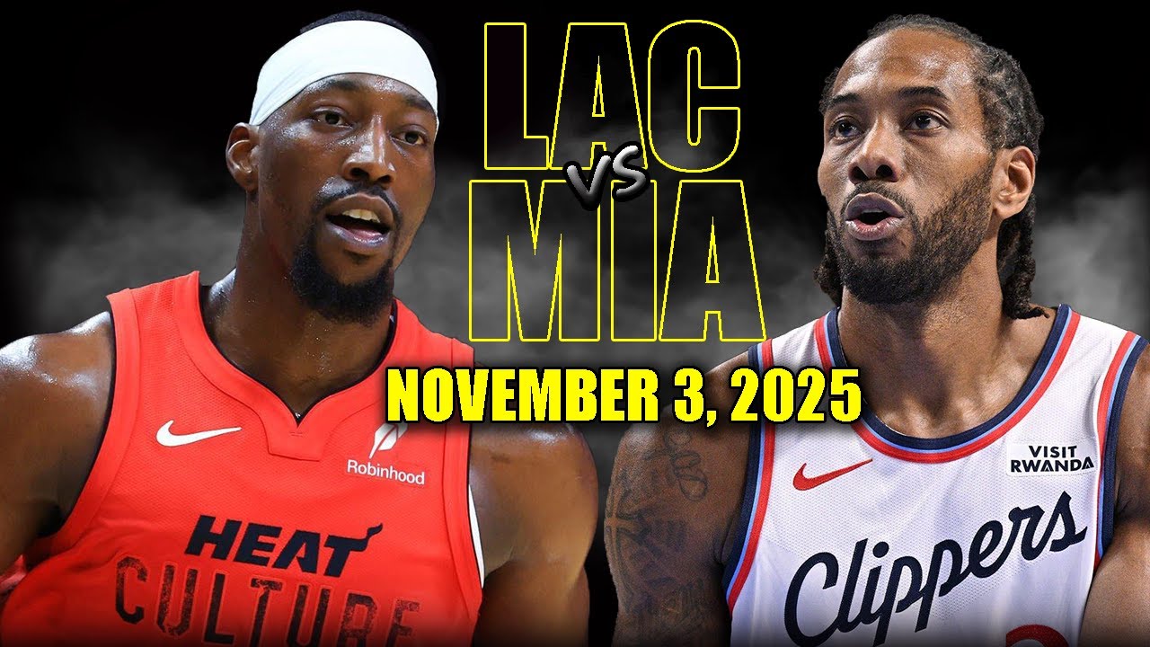 Los Angeles Clippers vs Miami Heat Full Game Highlights - November 3, 2025 | NBA Season