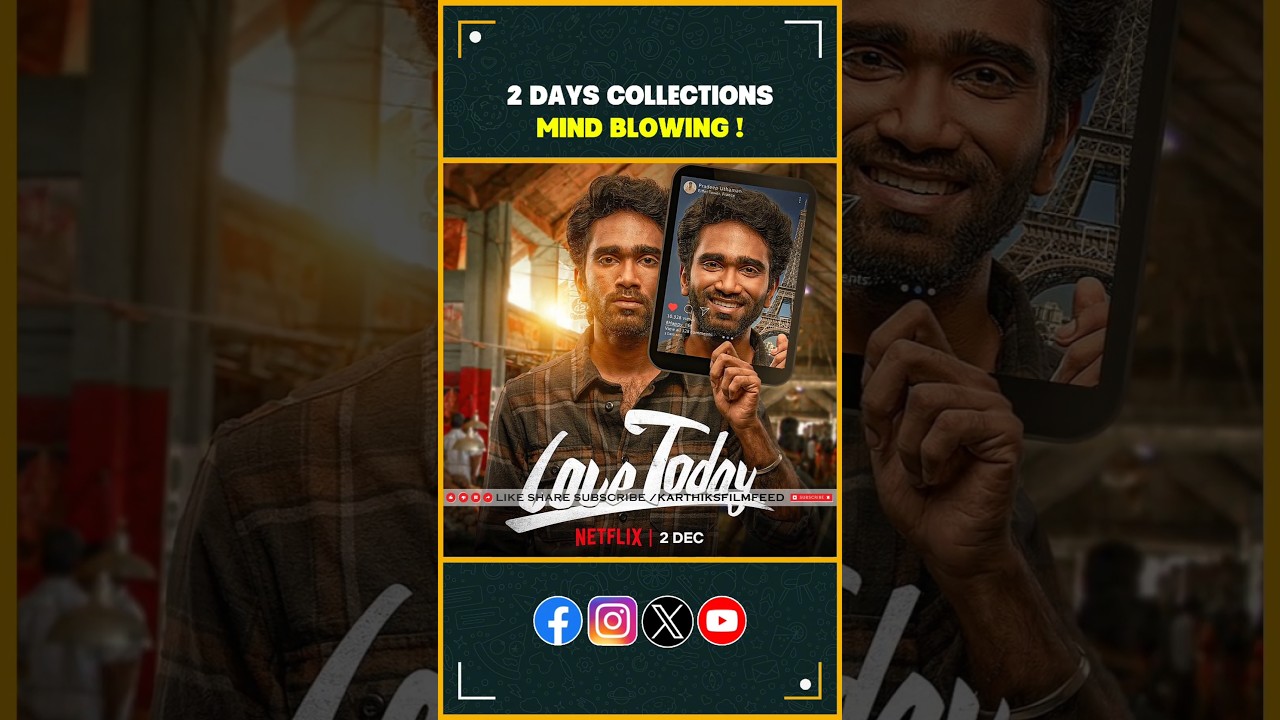 Back To Back Hits For Pradeep Ranganathan 😍🔥 | Latest movie updates #shorts #dudemovie #ytshorts