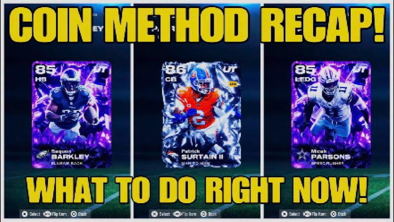 Madden 26 Coin Method Recap 🏈