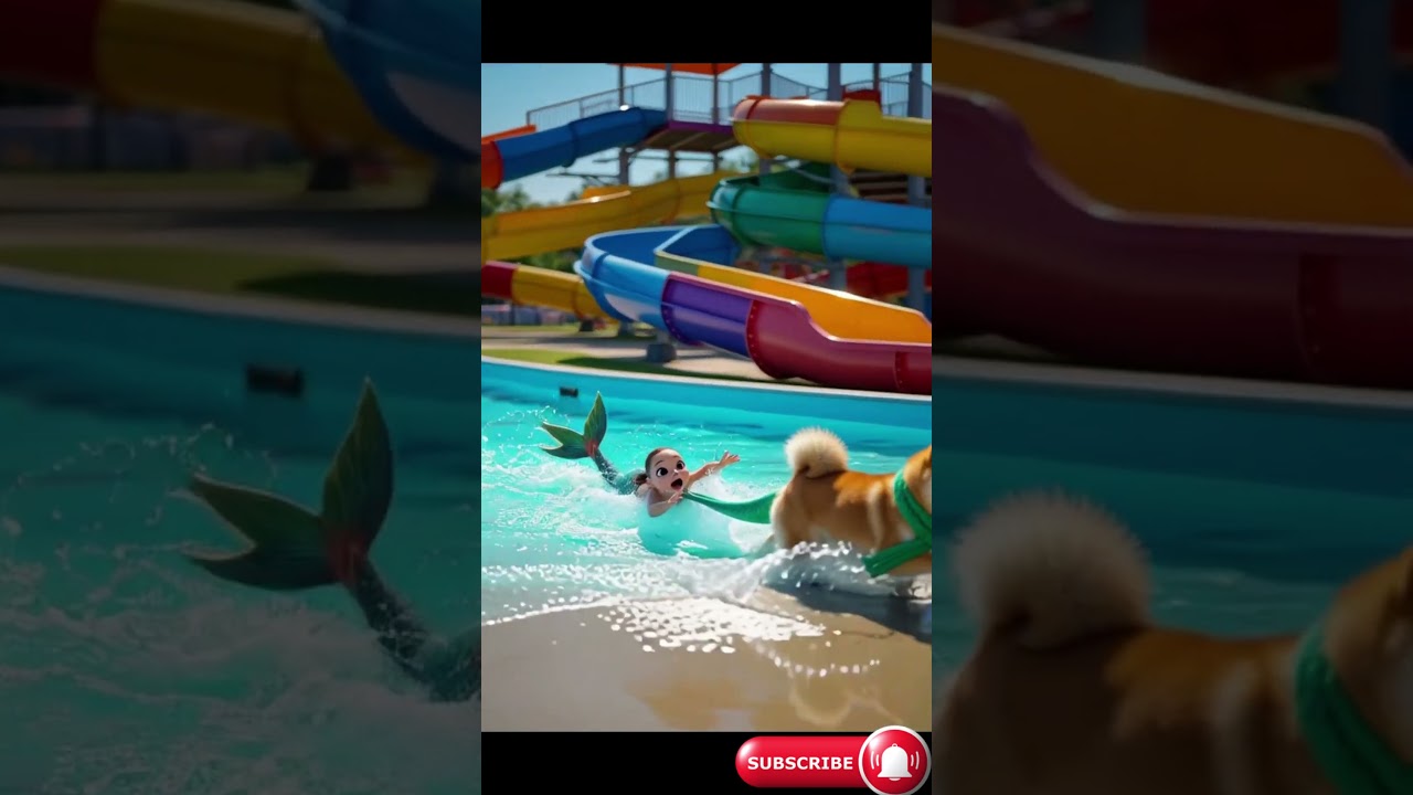 Unlikely Friendship: Mermaid and Dog's Heartwarming Adventure 🧜️🐶