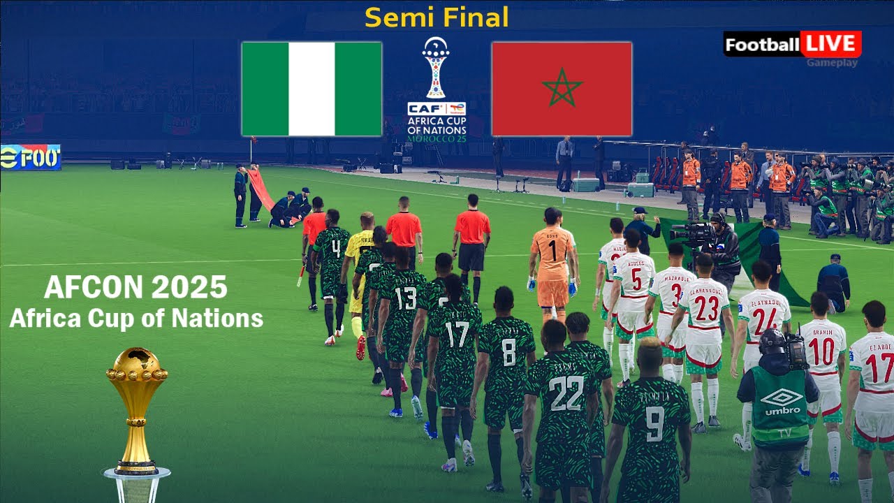 Nigeria vs Morocco - AFCON 2025 Semi-Final Simulation β½