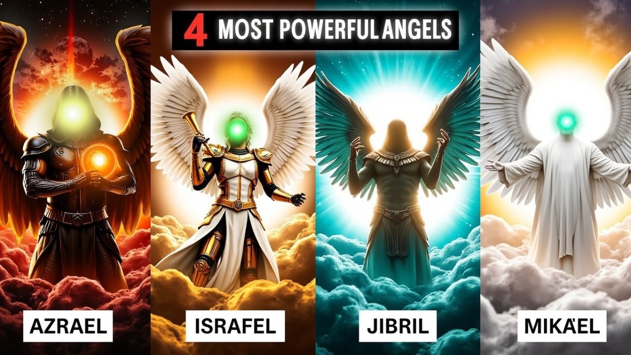 Top 4 Powerful Angels in Islam 🌟