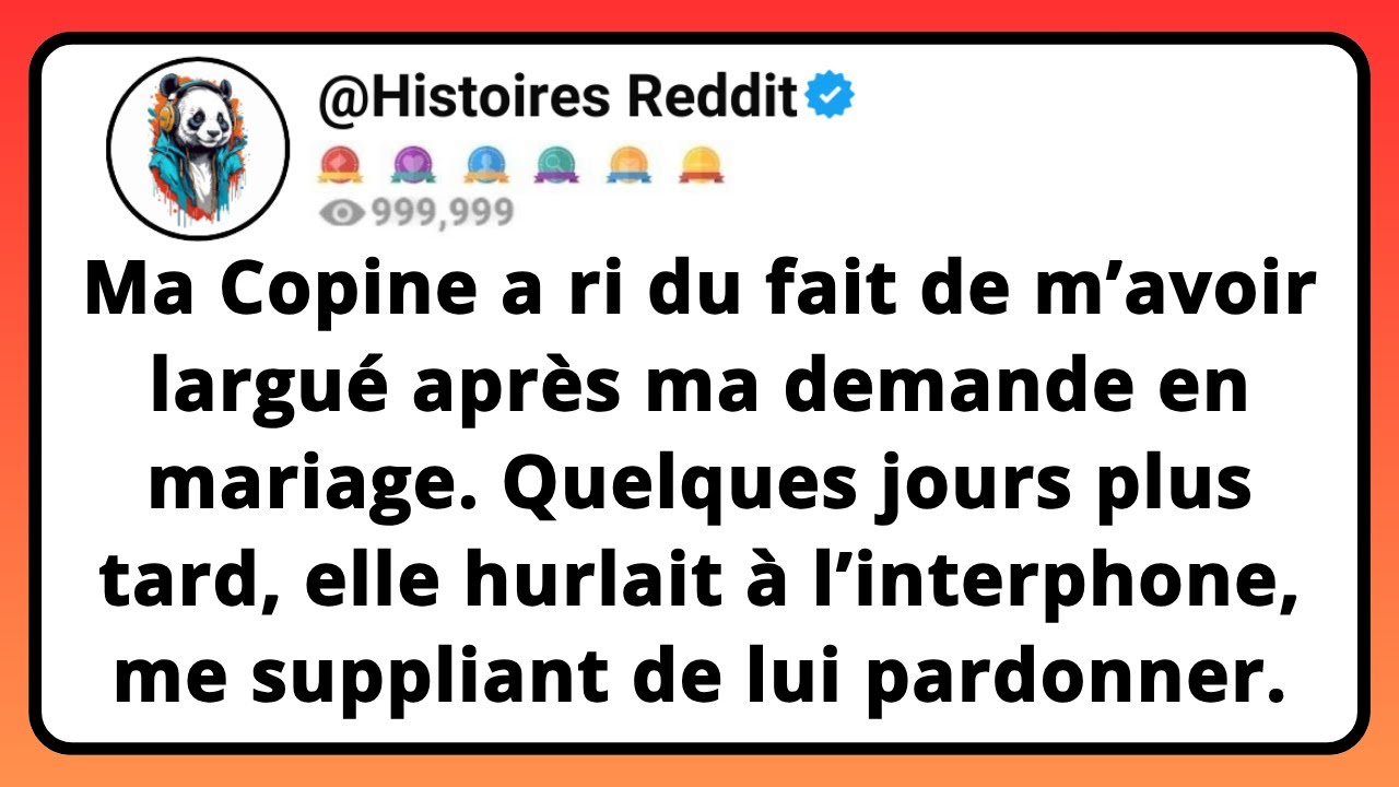 Ma copine a ri de ma demande en mariage 😢