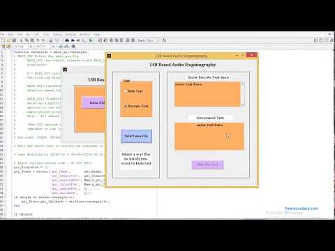 MATLAB code of LSB based Audio Steganography