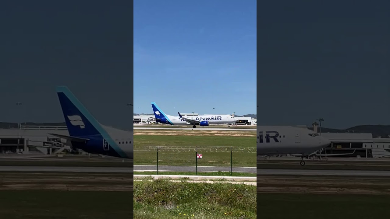 Icelandair 737 MAX8 Lands at Reykjavik ✈️