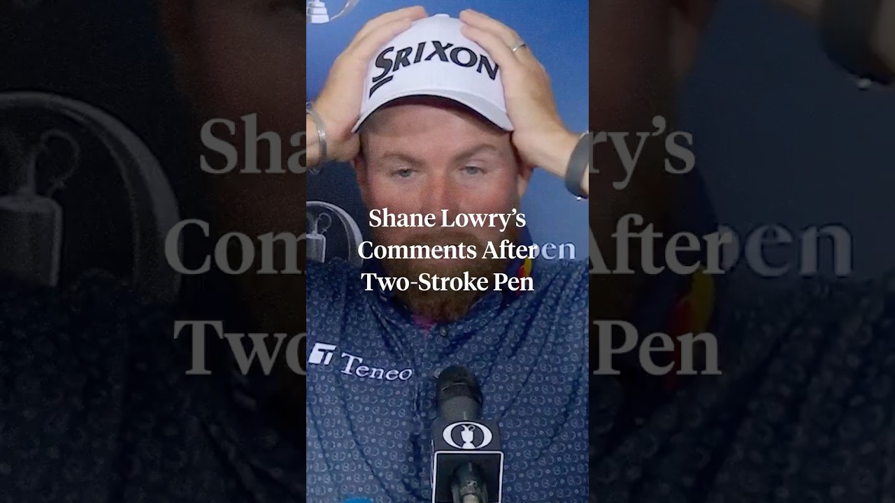 Lowry Reacts to Penalty After Round 🗣️