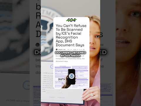 ICE Is Now Scanning Your Face With No Opt-Out