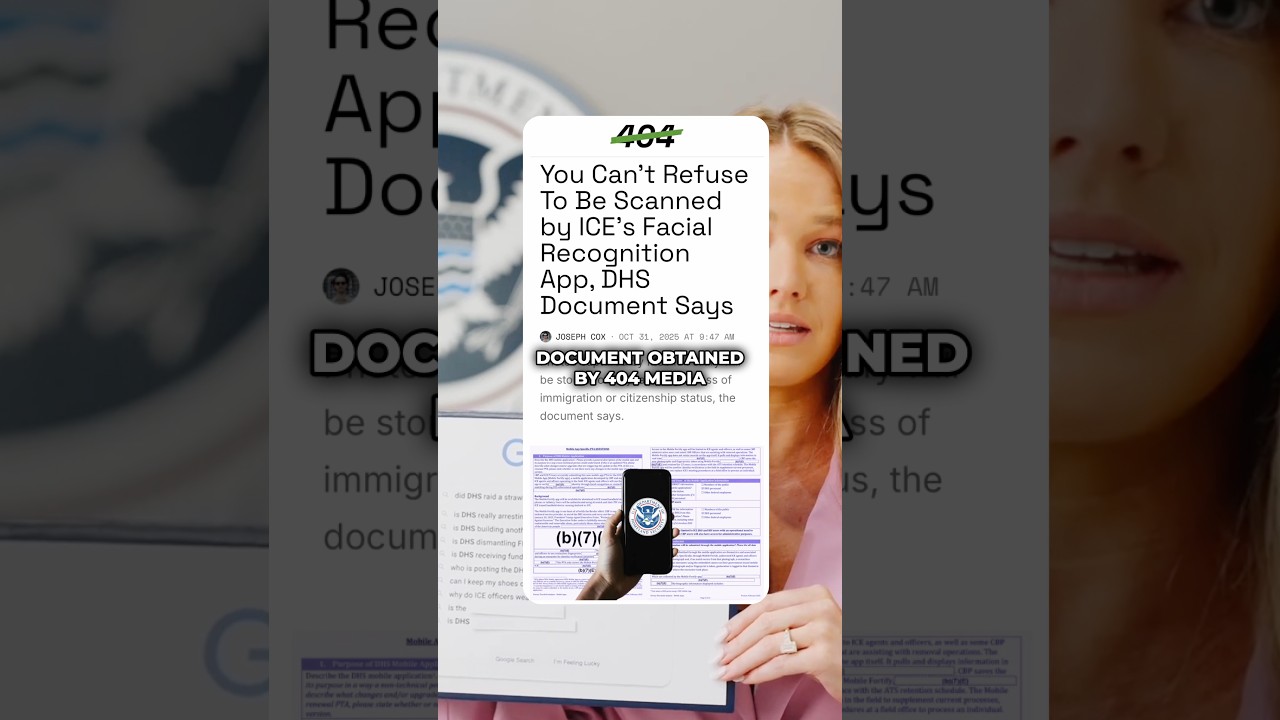 ICE Now Using Facial Recognition Without Consent 🚨