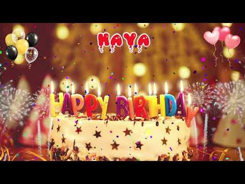 HAYA Birthday Song โ Happy Birthday Haya