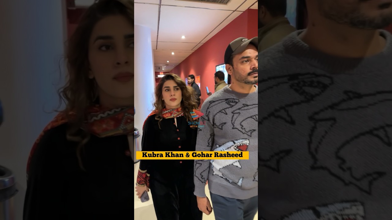 Kubra Khan & Gohar Rasheed Shine at Nueplex Event! 🎬