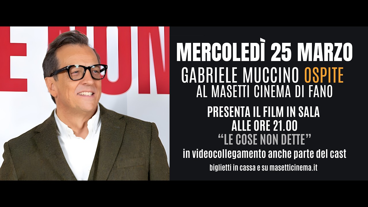 Muccino e Accorsi presentano 'Le cose non dette' 🎬