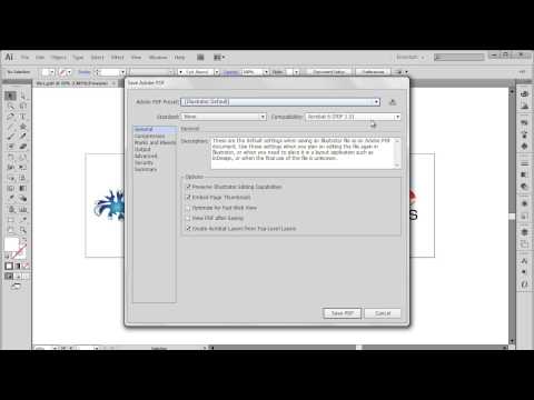 How to Save File as PDF in Illustrator