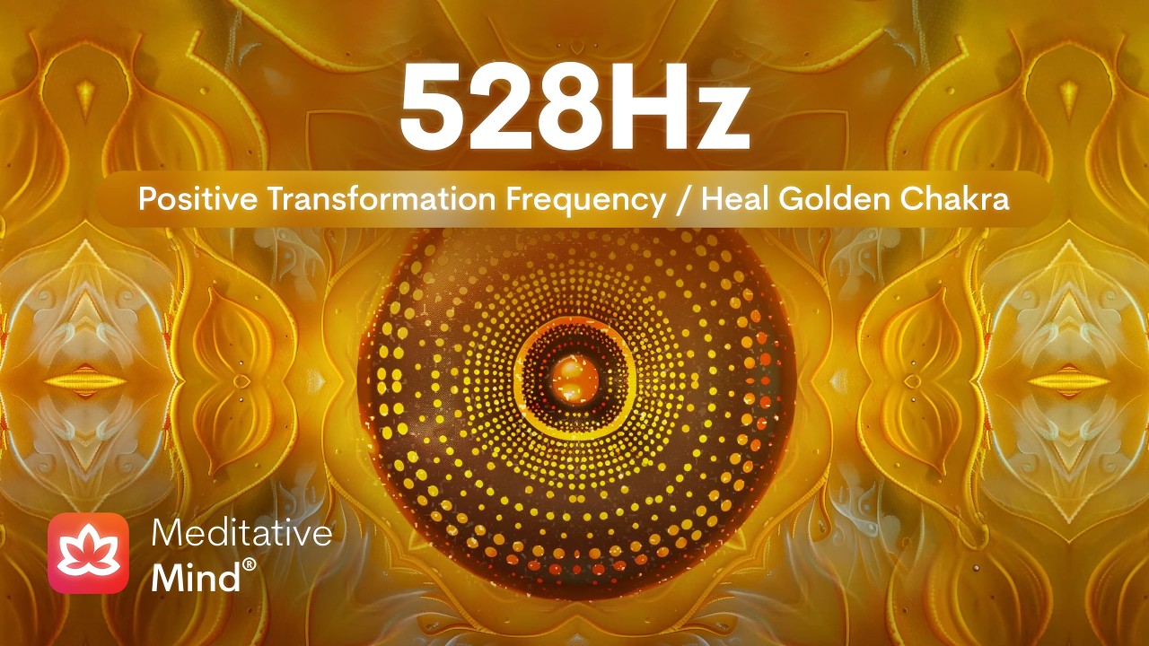 528Hz Healing: Balance Your Golden Chakra with Ambient Hang Drum Music