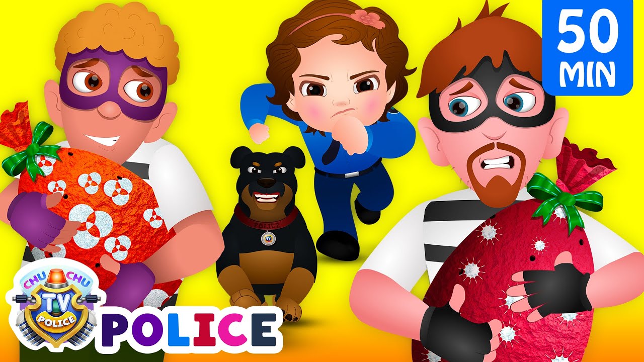 Egg Factory Theft & Police Fun for Kids 🕵️♂️