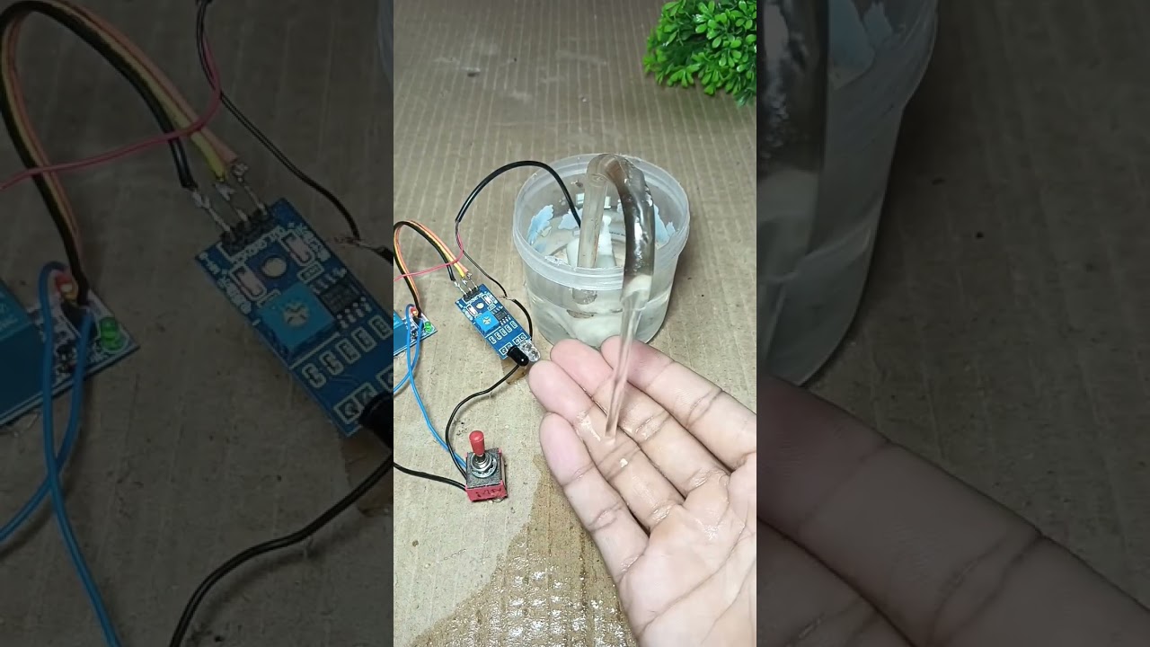 Automatic Water Tap Circuit Using IR Sensor