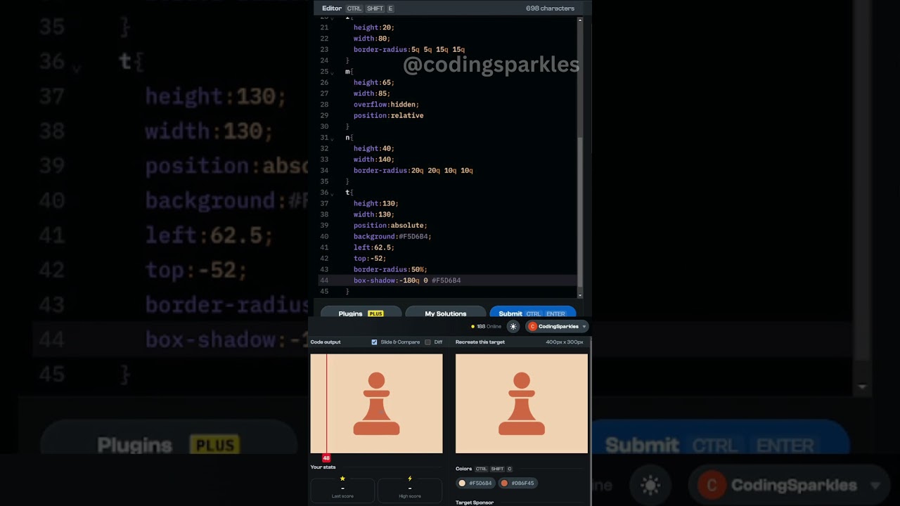 CSS Battle #151 - Pawn Solution 🏆