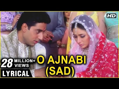 O Ajnabi (Sad) - Lyrical | Main Prem Ki Diwani Hoon | Kareena & Abhishek Bachchan | K.S. Chitra Hits