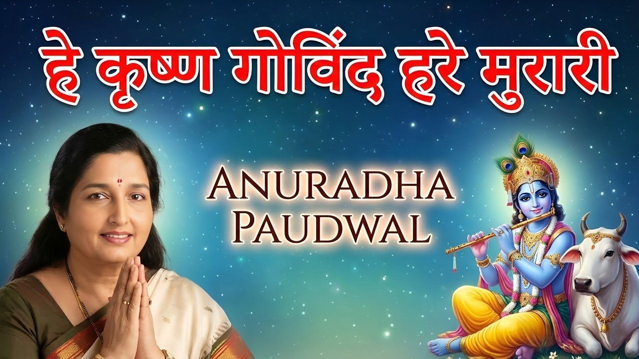 He Krishna Govind Hare Murari | Bhajan by Anuradha Paudwal