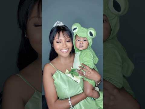 When you and your son dress up as princess and the frog 😍