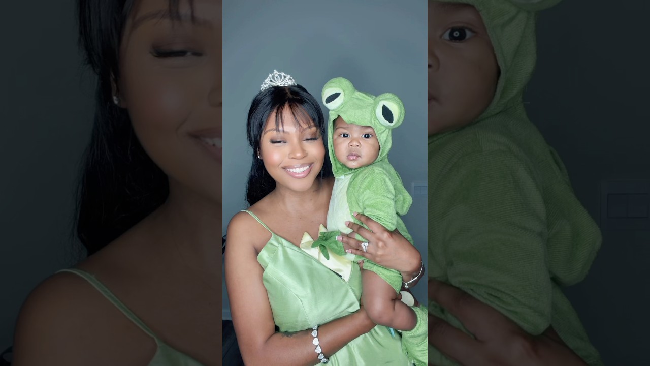 Adorable Princess and Frog Costume Duo for You and Your Son! 🐸