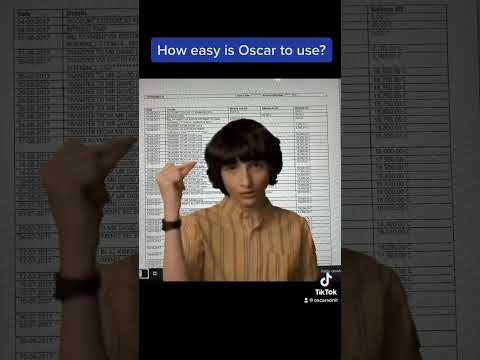 Need PDF bank statements as Excel files really fast? You need Oscar! #pdftoexcel #shorts #business